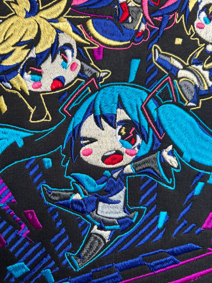 Hatsune Miku All Star Embroidered Heavy Hoodie - SOLD OUT